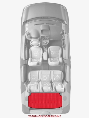 ЭВА коврики «Queen Lux» багажник для Lexus IS II